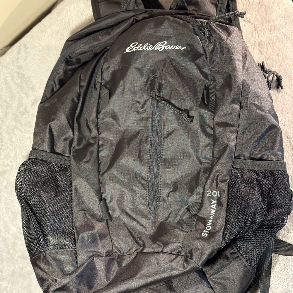 Eddie Bauer Stowaway 20L Black Backpack